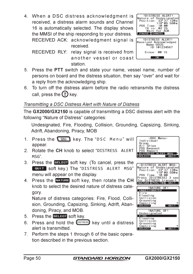 Standard Horizon Gx2150 Om Usa Em044n160 5292013