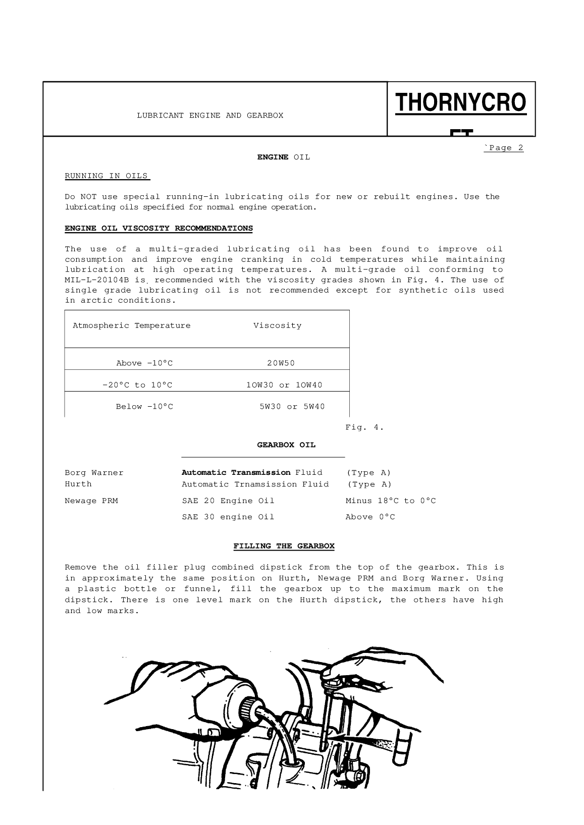 Thornycroft 90 108 Manual