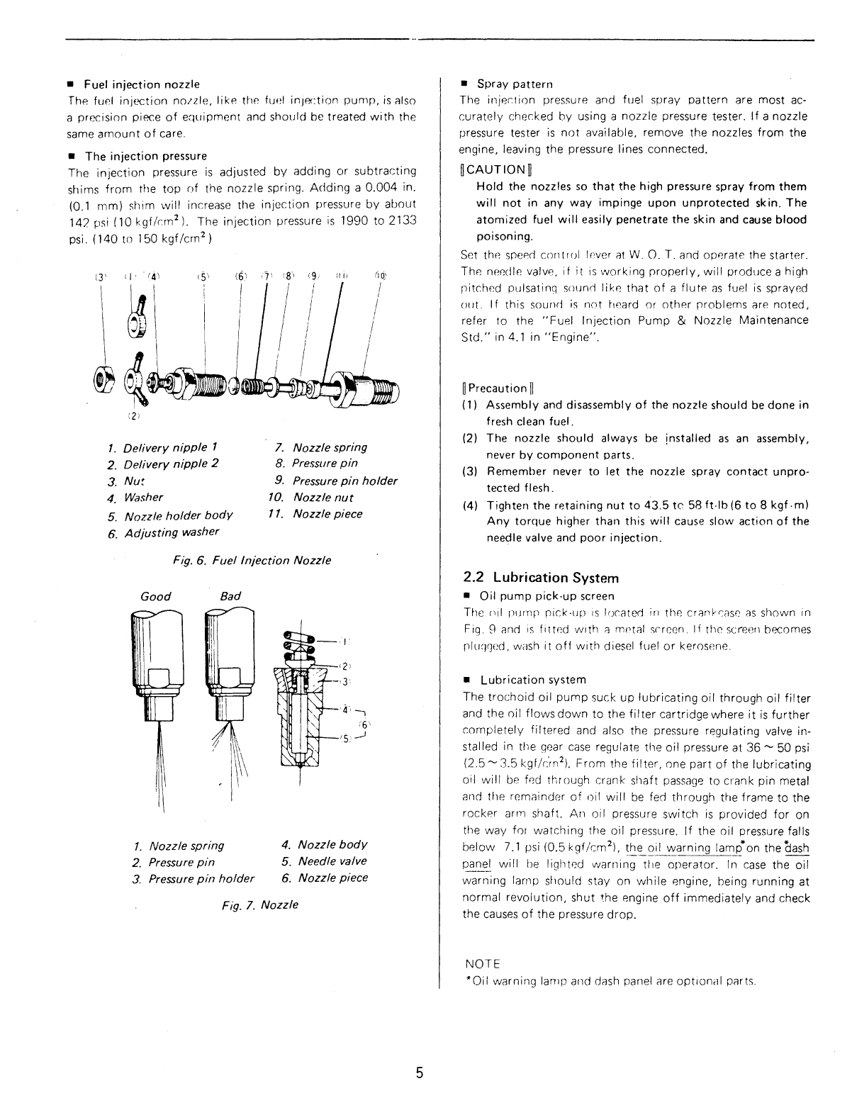 Universal Diesel 5421 Technical Manual