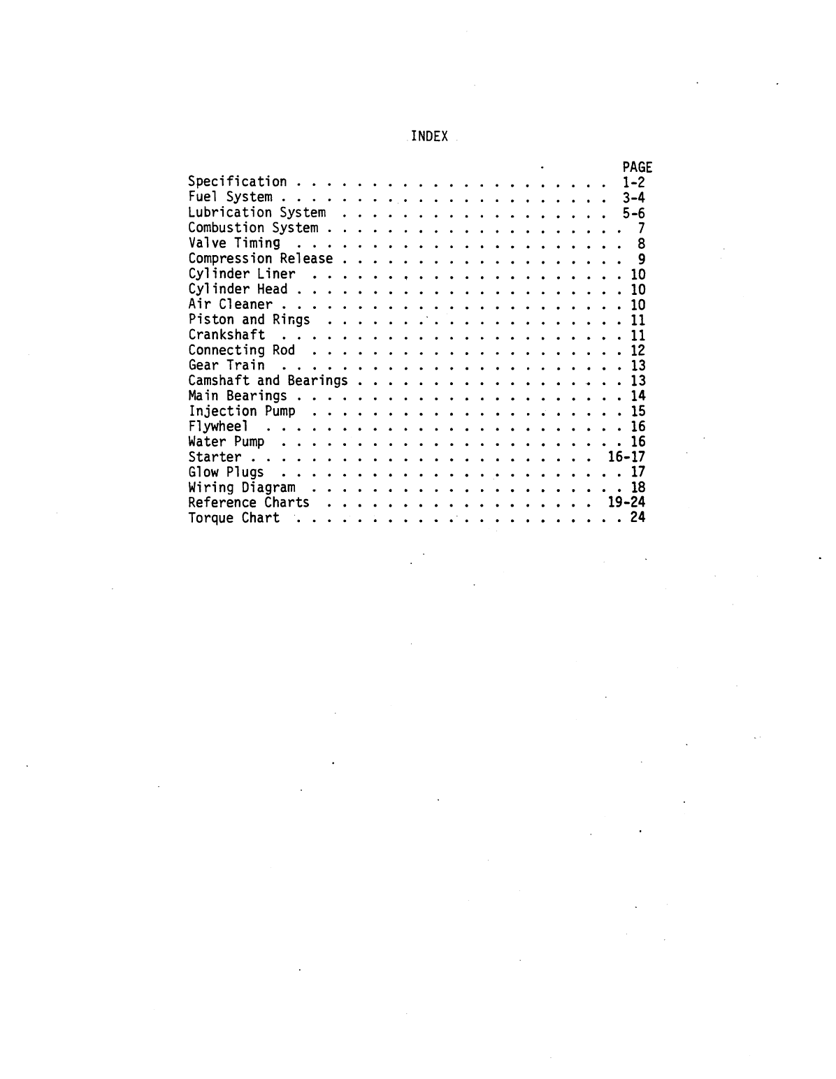 Universal Diesel 5432 Technical Manual