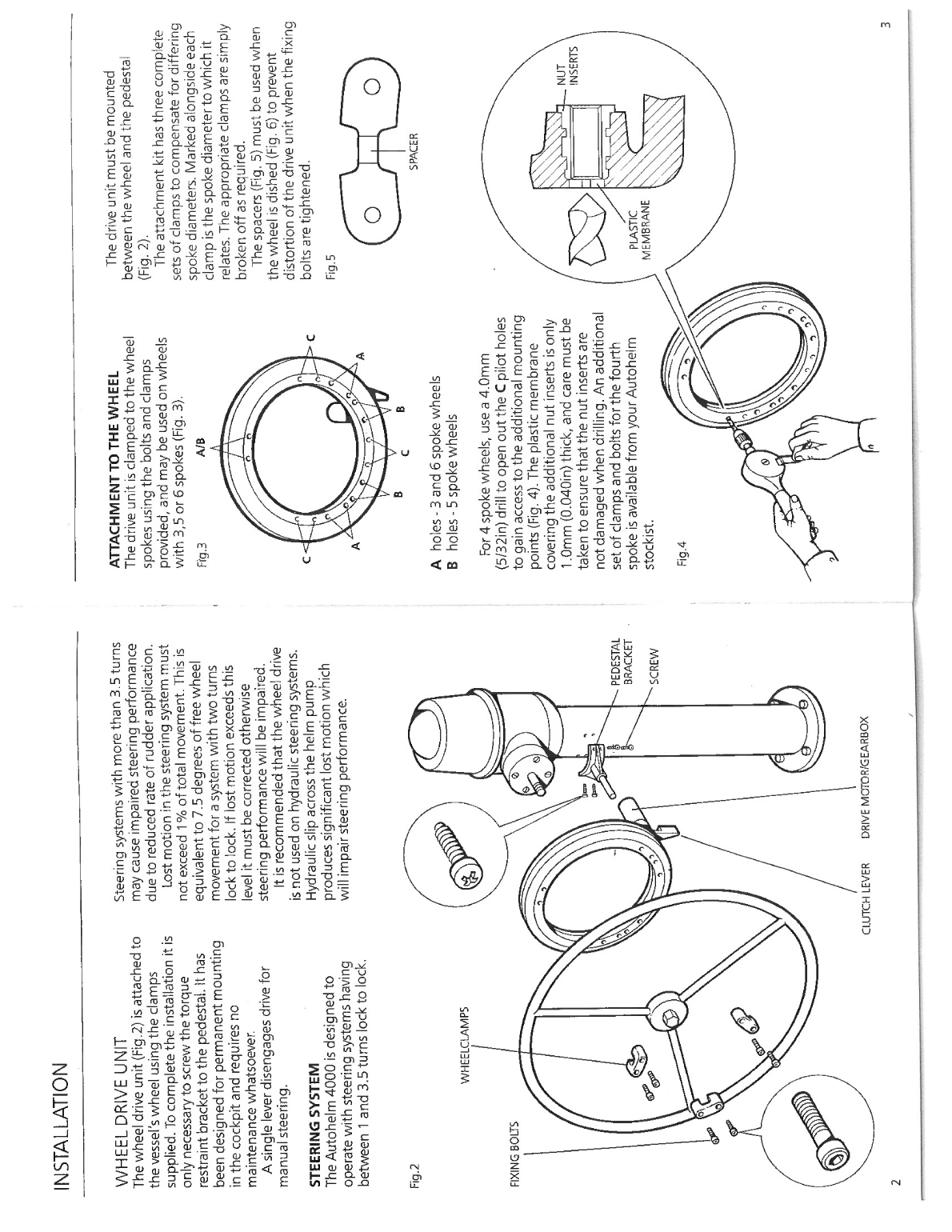 Autohelm 4000 Installation And Operating Handbook