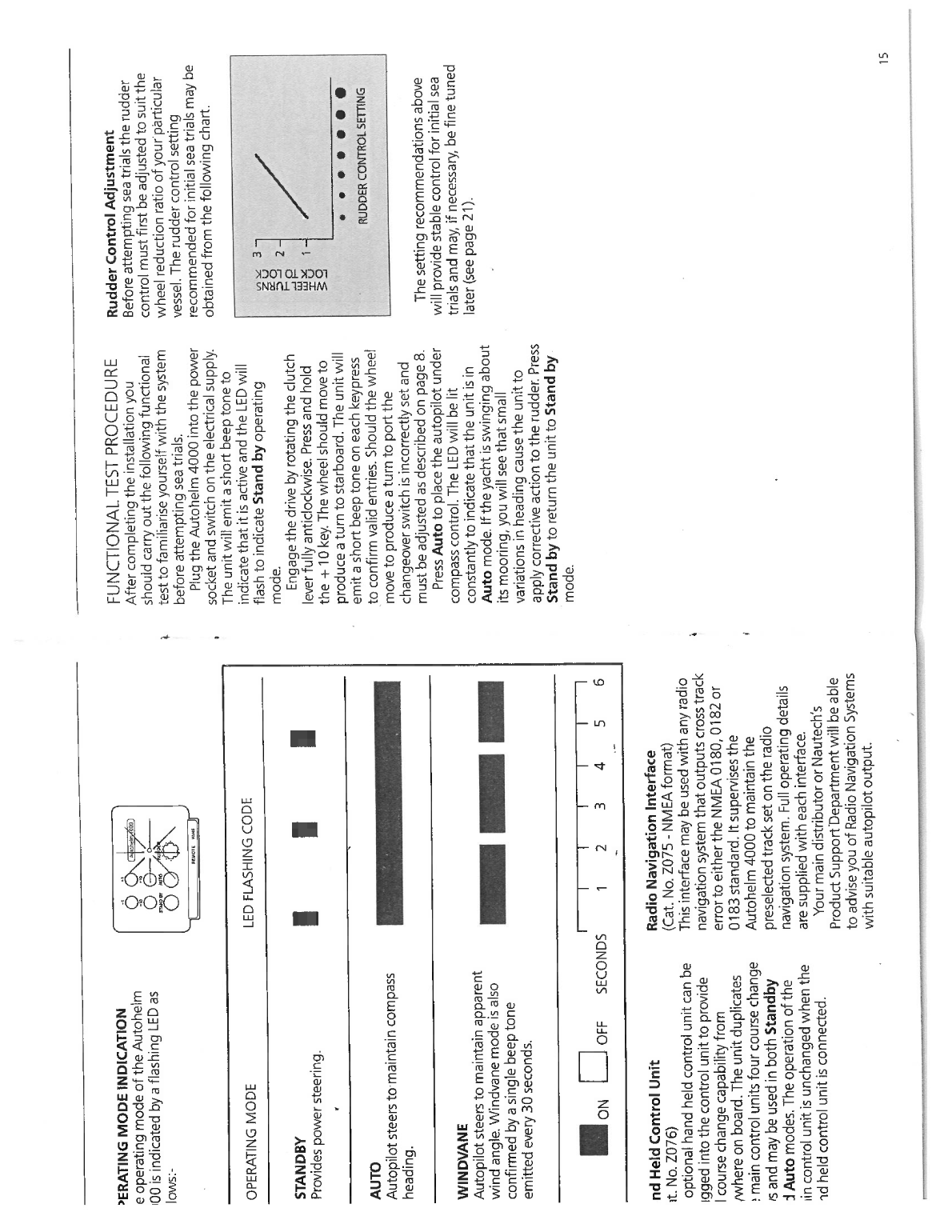 Autohelm 4000 Installation And Operating Handbook