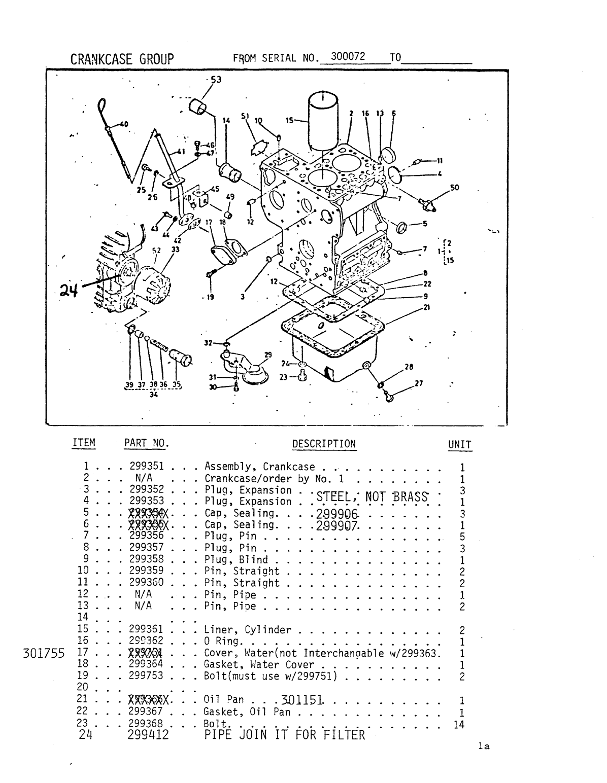 Universal Diesel M 15 Parts Manual