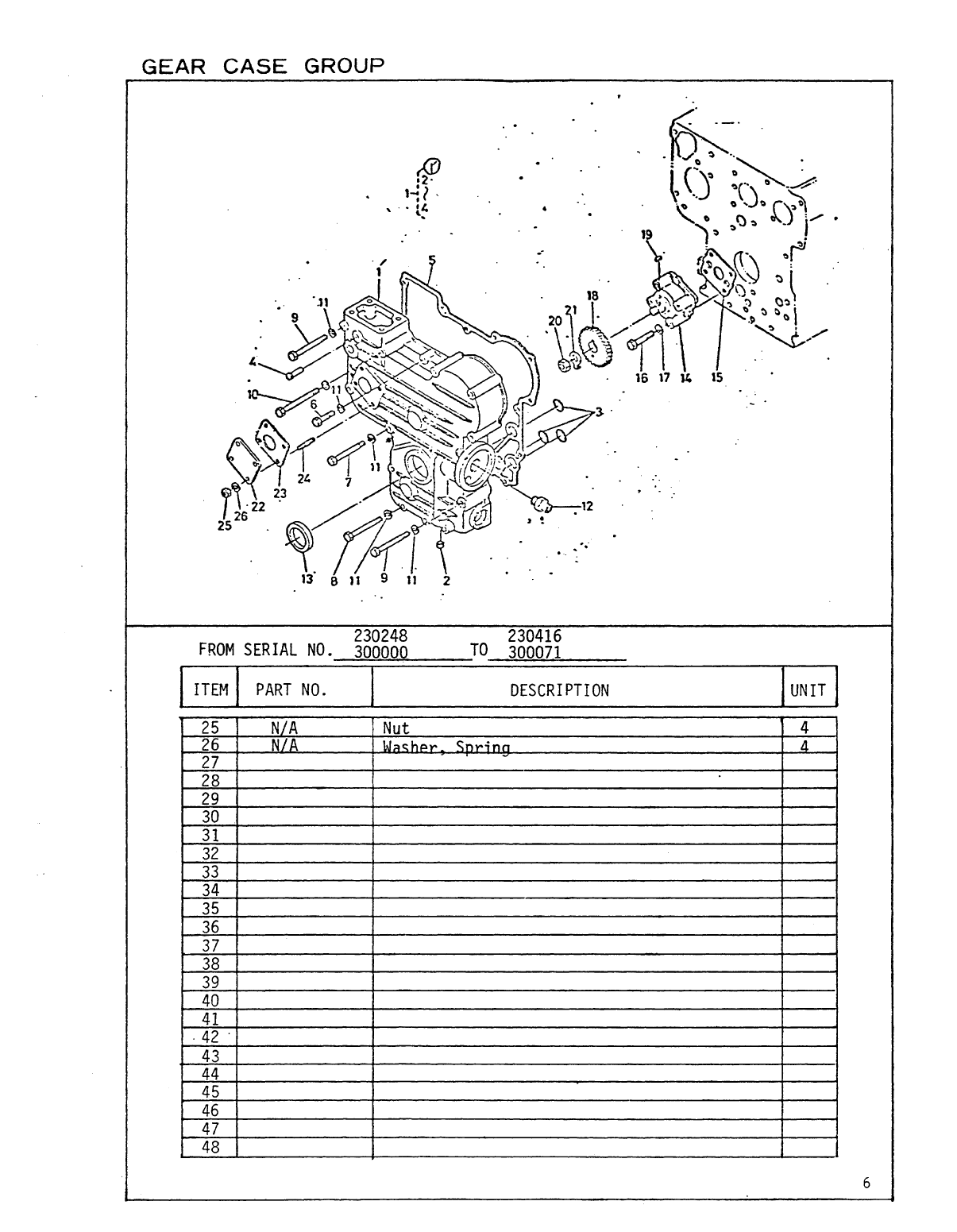 Universal Diesel M 15 Parts Manual