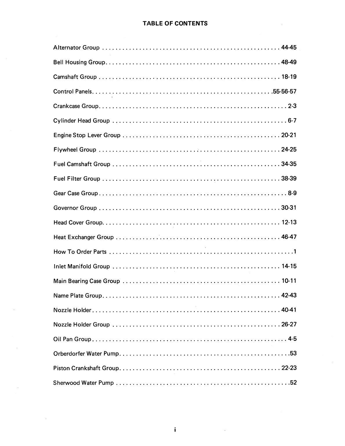 200139 M 18 Parts List