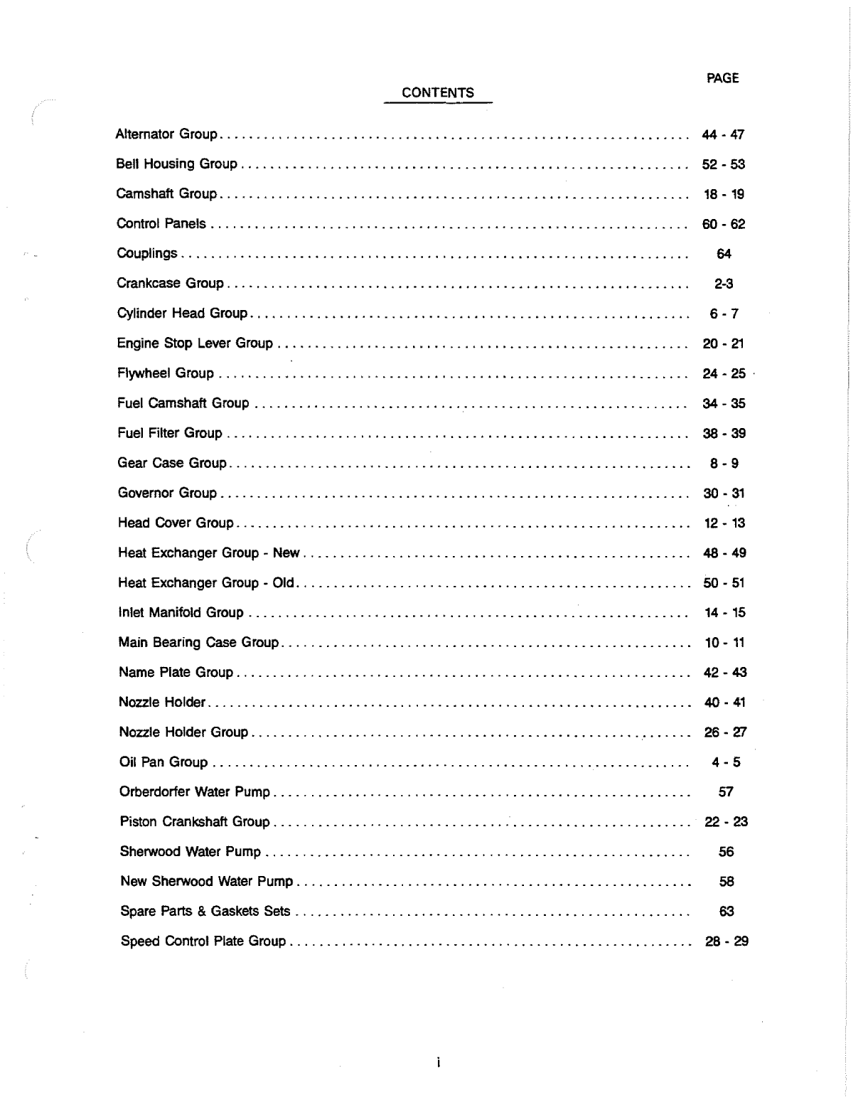 Universal Diesel M 25xp Parts Manual