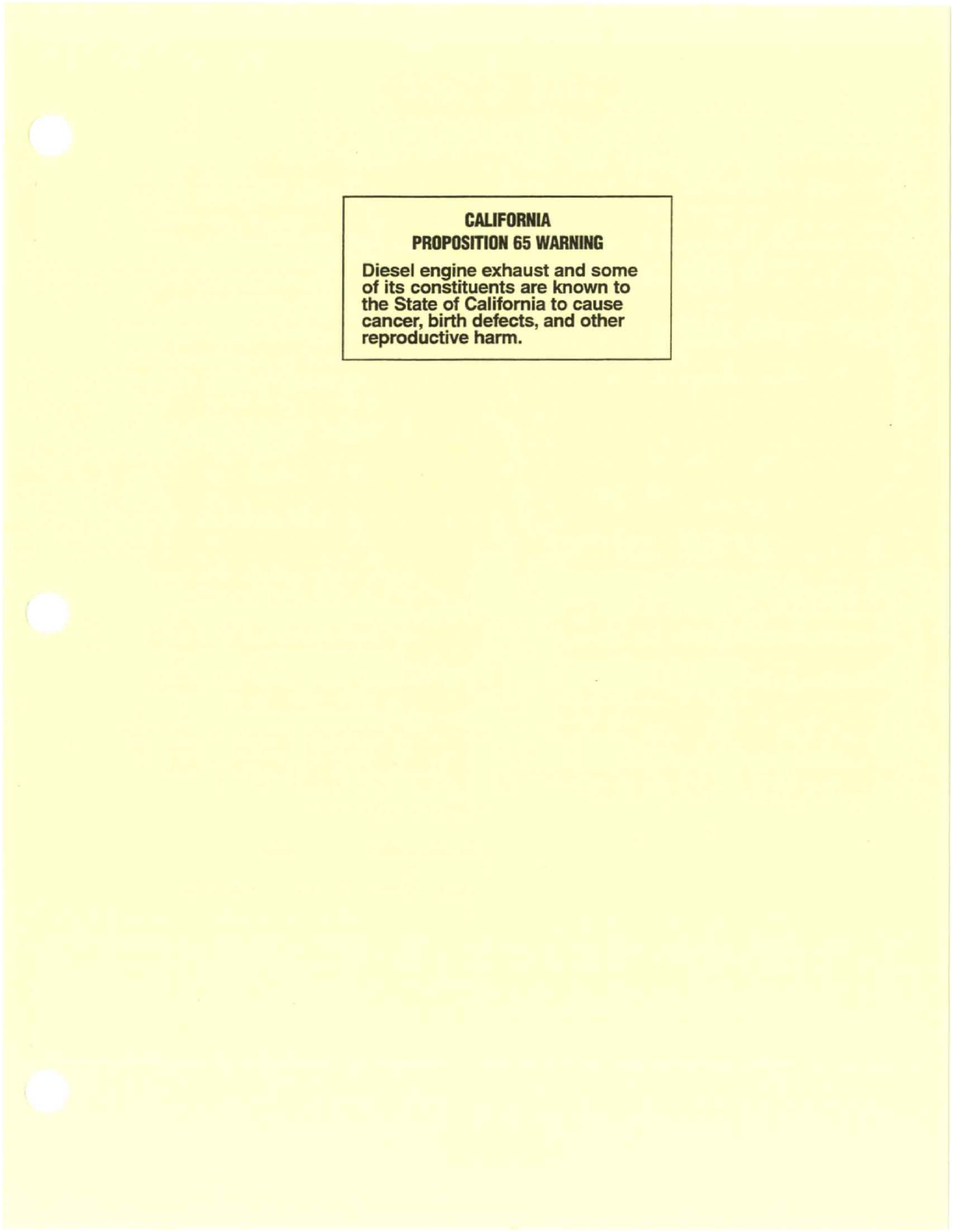 Universal Diesel M 25xpa Operator's Manual