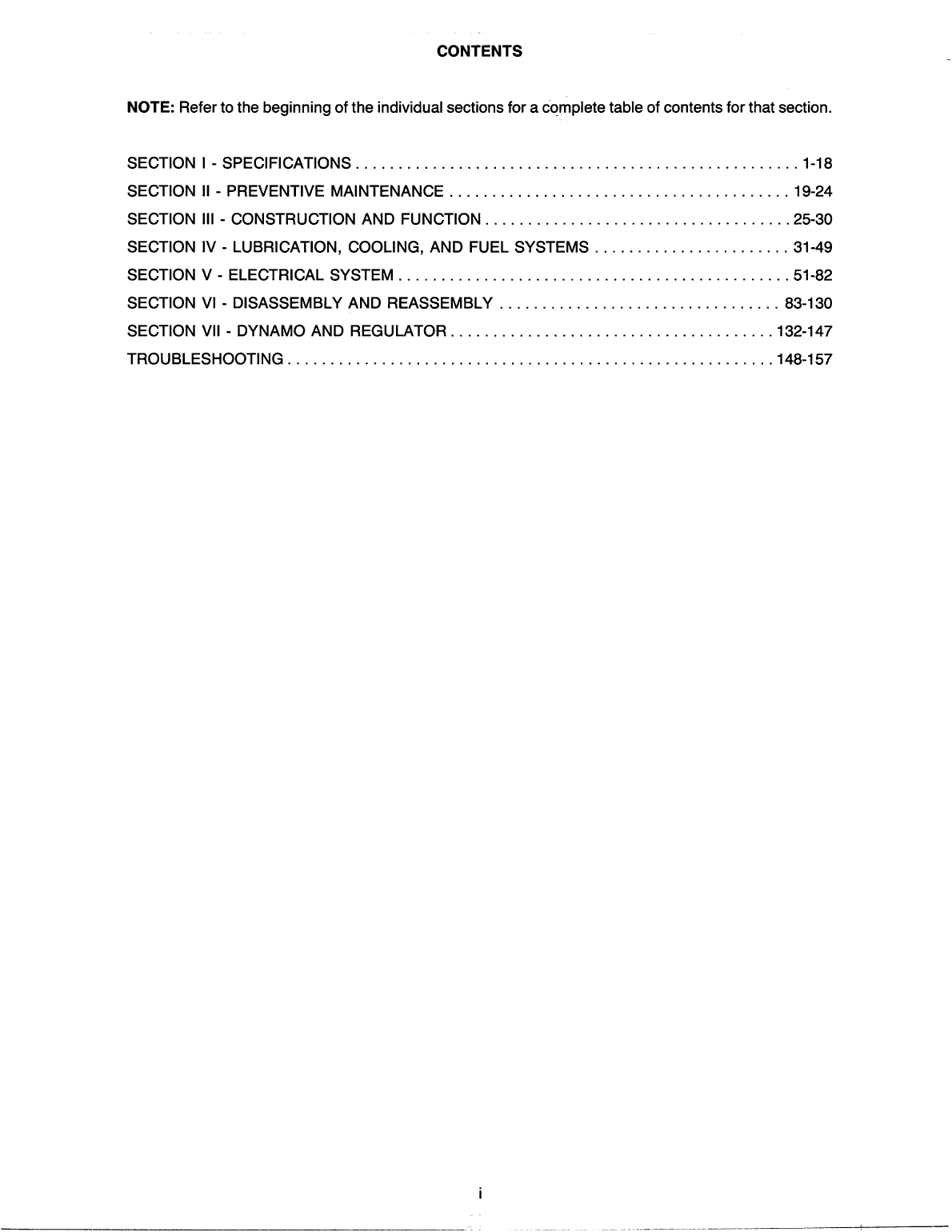 Universal Diesel M 30 Technical Manual