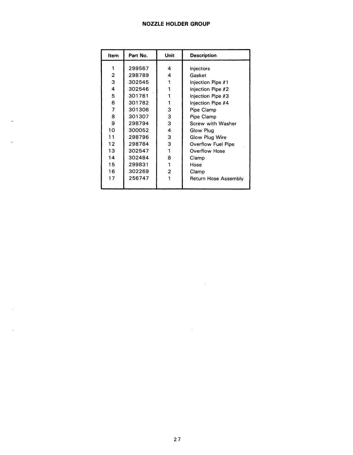 200146 M40 Parts List