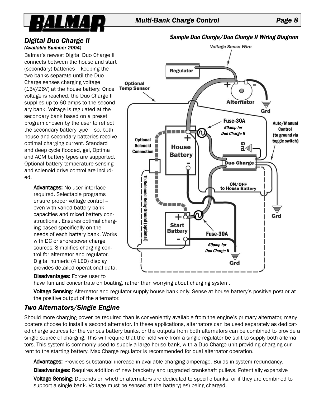 ' Balmar 12 Volt Alternator Manual'
