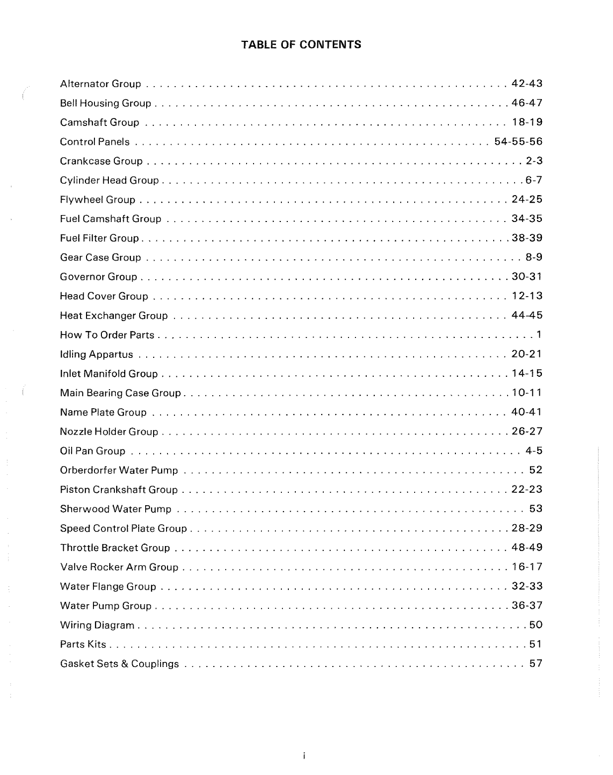 Universal Diesel M2 12 Parts Manual
