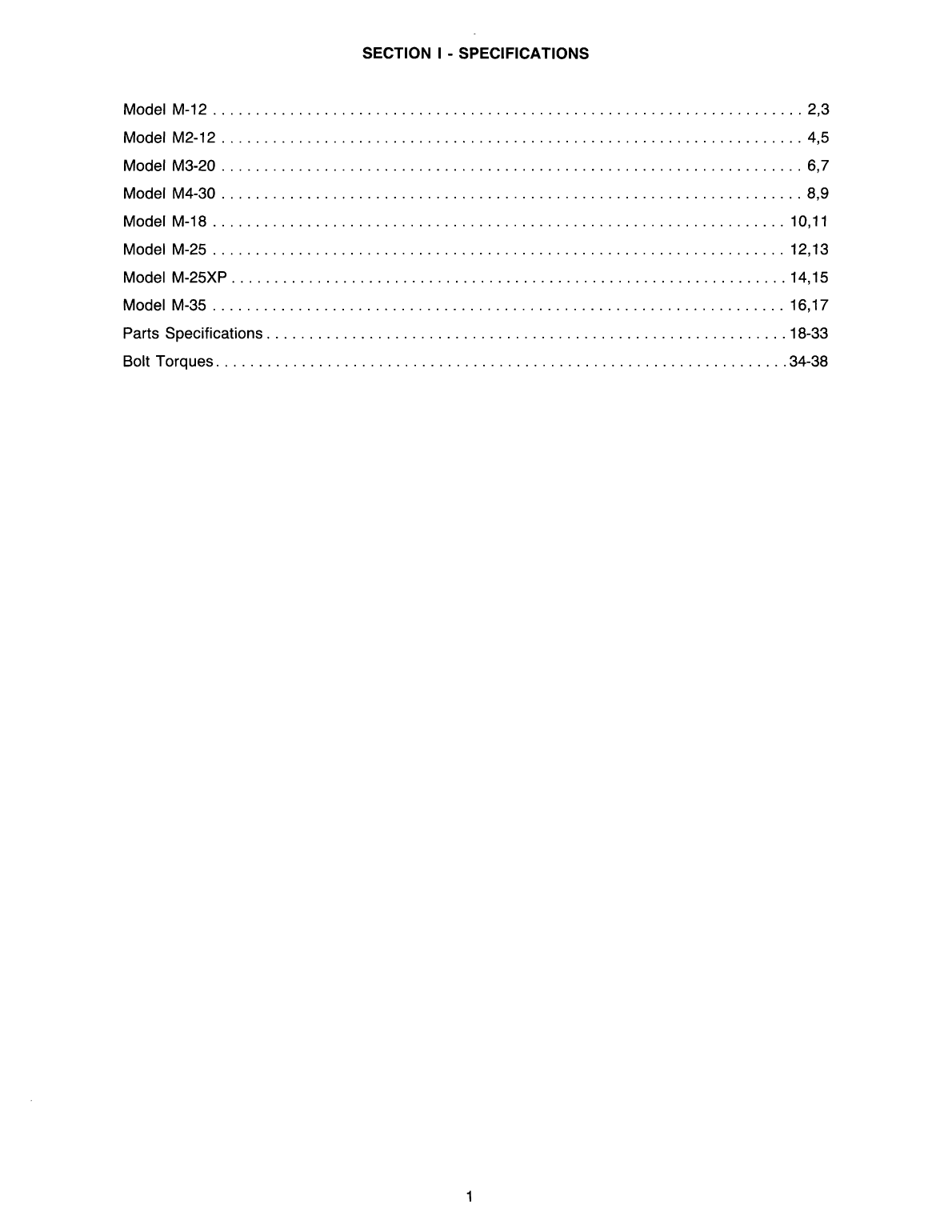 Universal Diesel M3 20 Technical Manual
