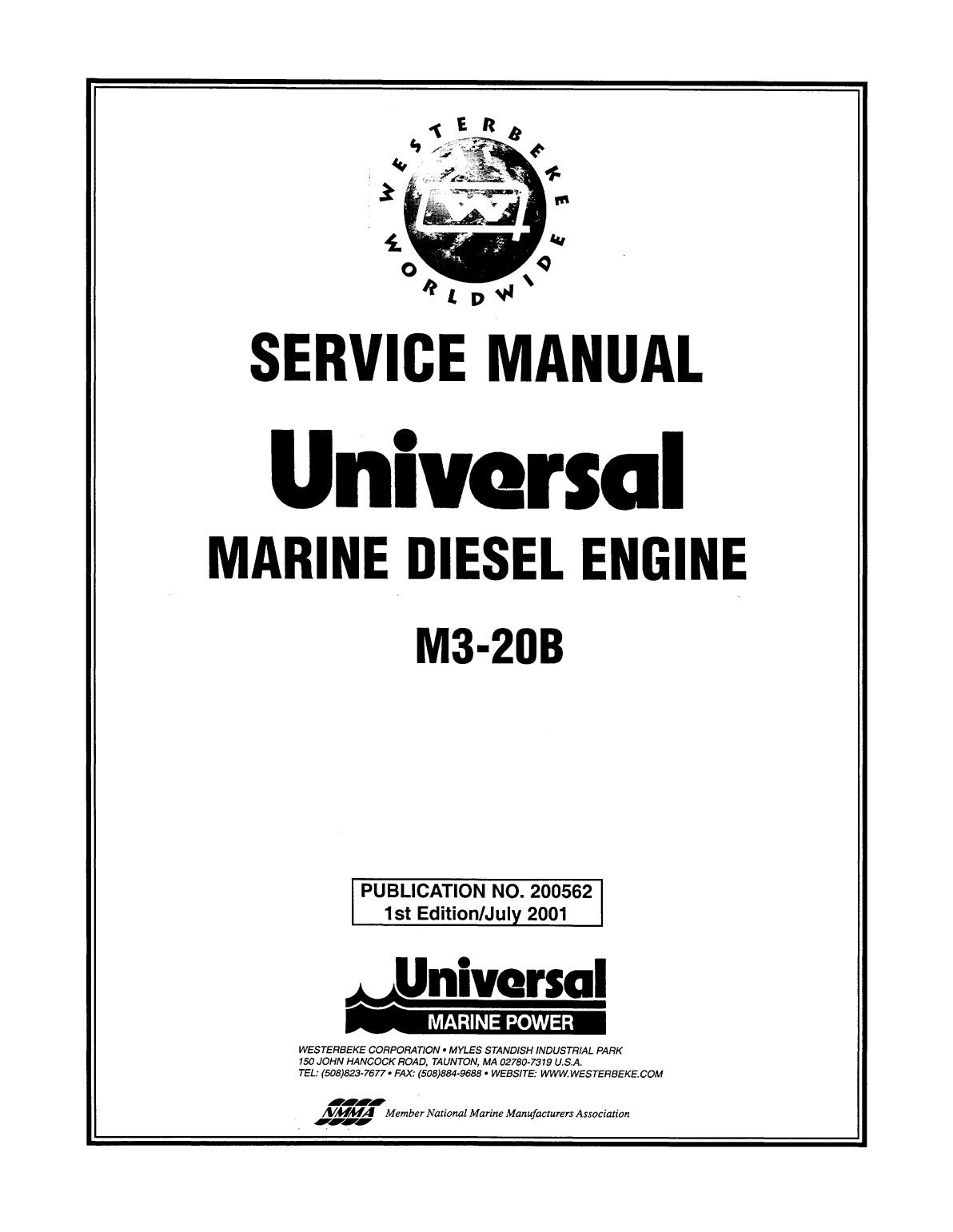 Universal Diesel M3 20b Technical Manual