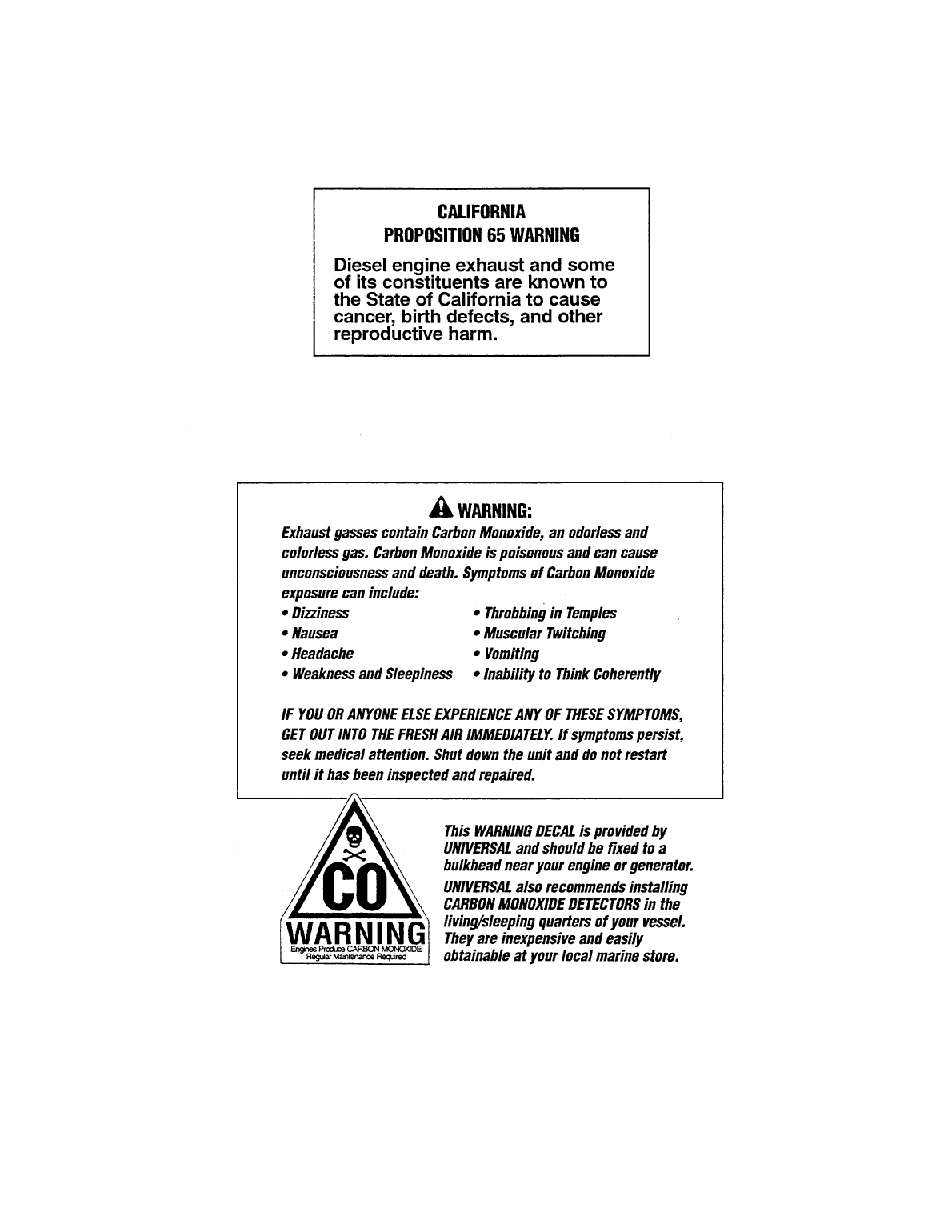 Universal Diesel M3 20b Technical Manual