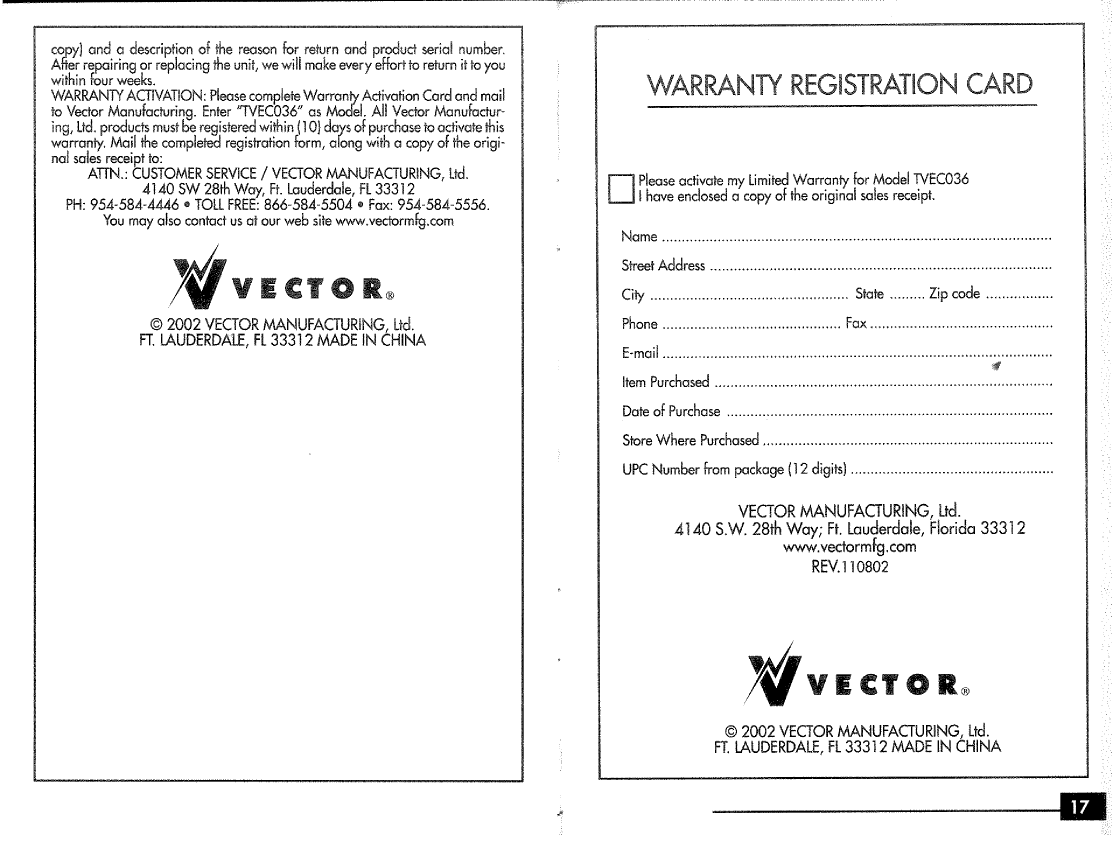 Vector Maxxsst 700 Watt Tvec036