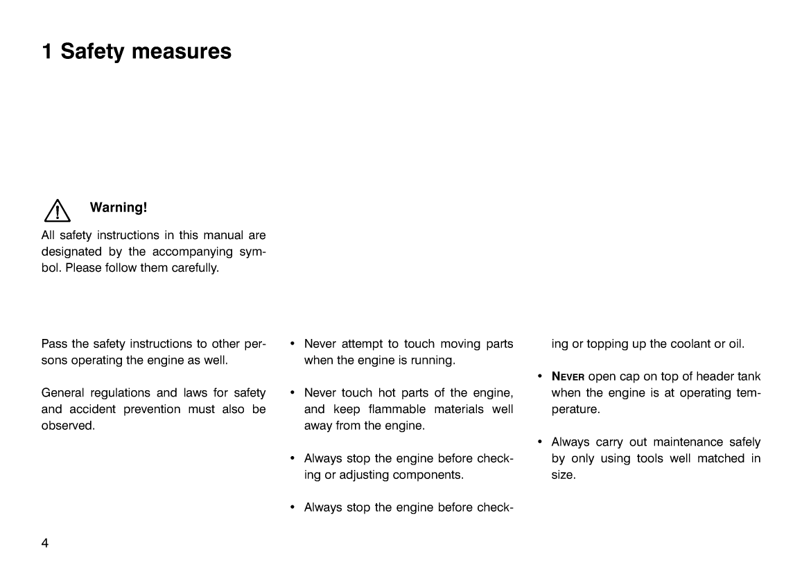 Vetus Dt44 Dta44 Dt66 Dta66 Operators Manual