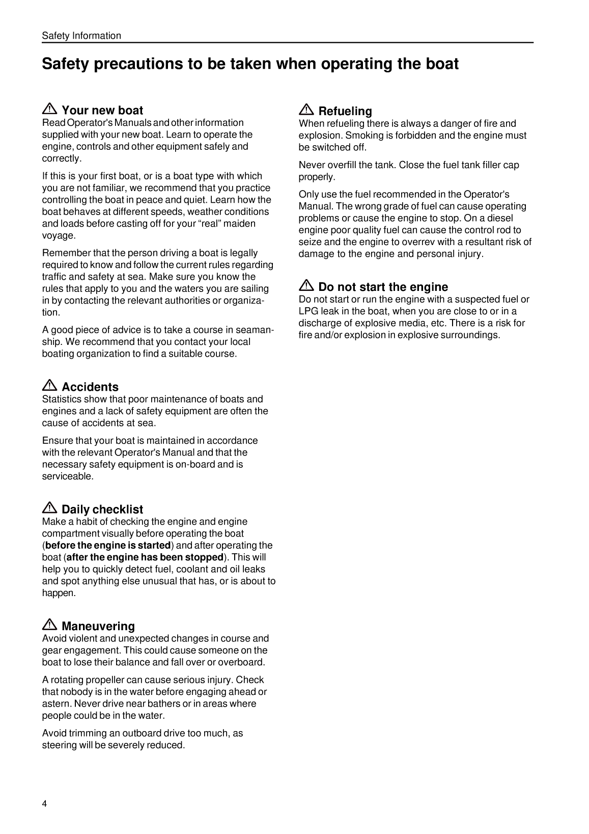 Volvo D1 30 Operators Manual