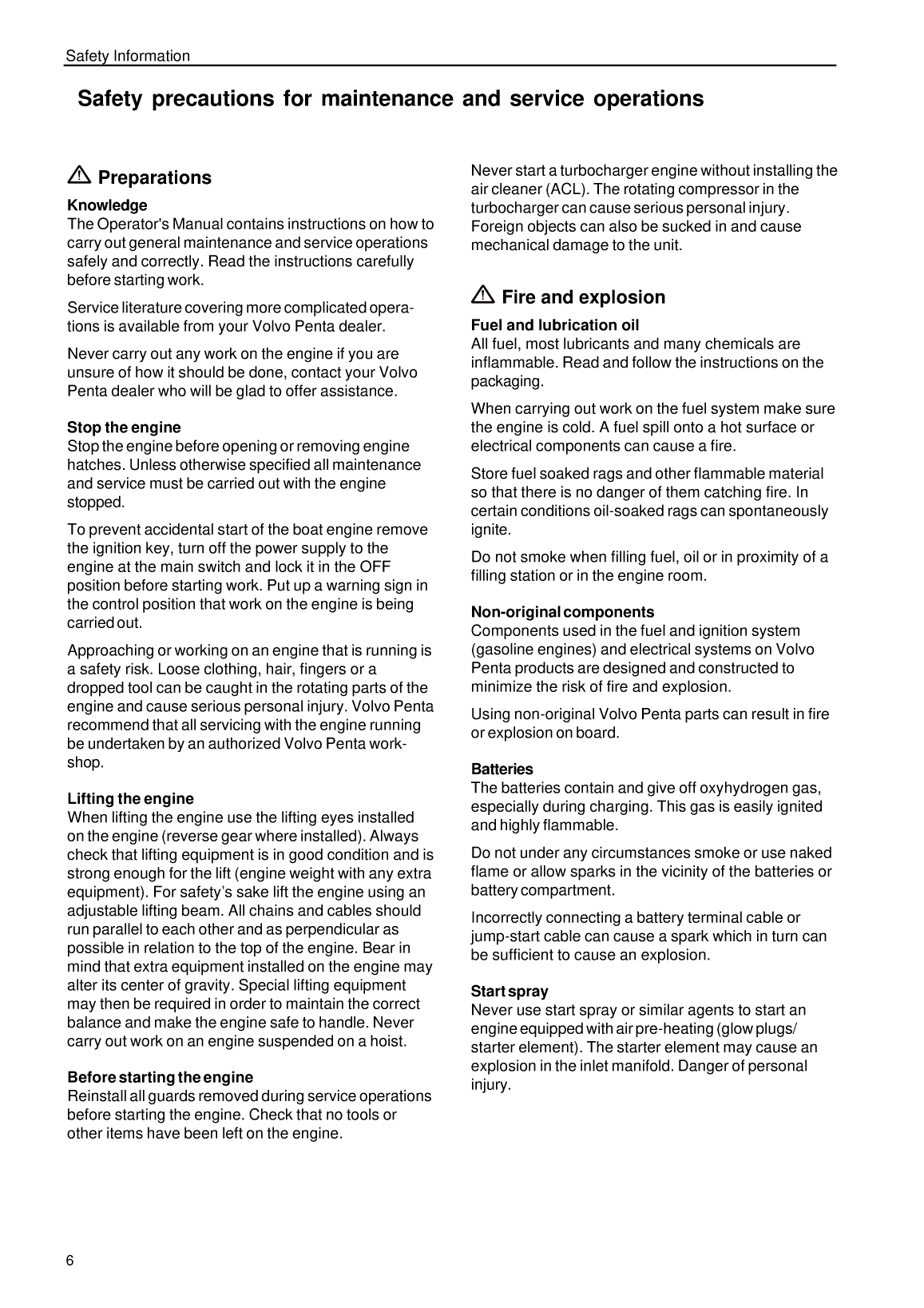 Volvo D1 30 Operators Manual