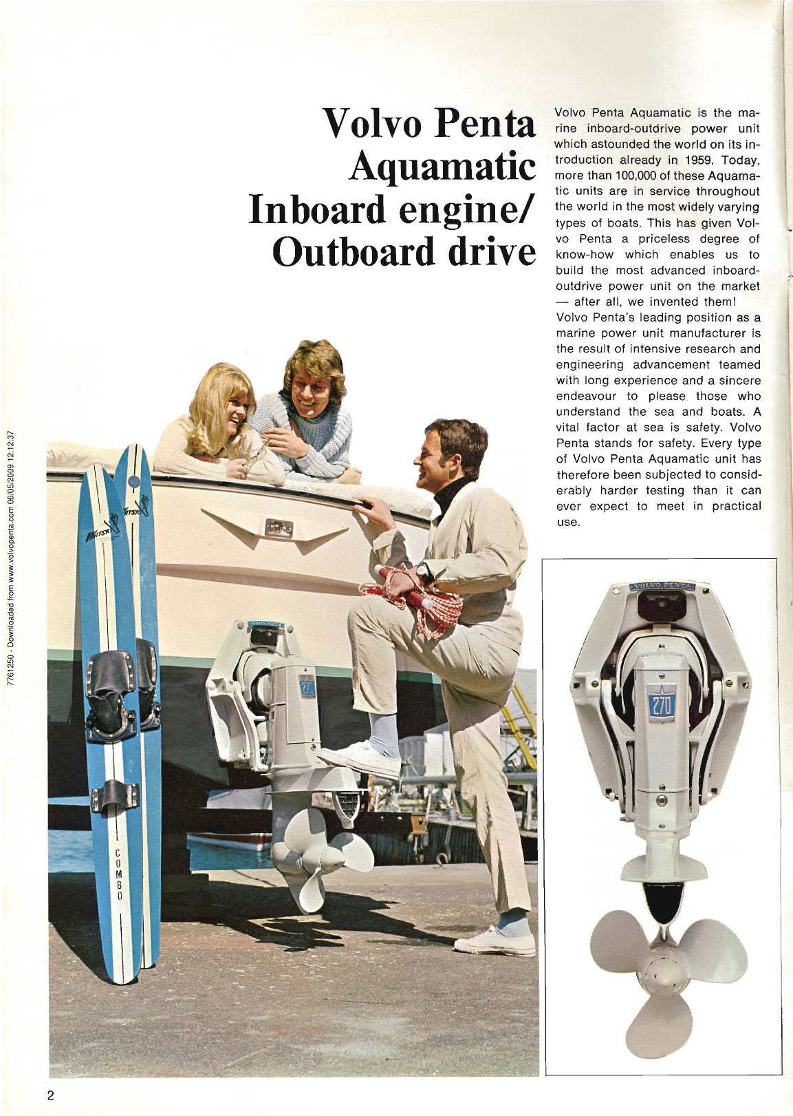 Volvo Penta Aqd21a/b Aqd32a/b Brochure