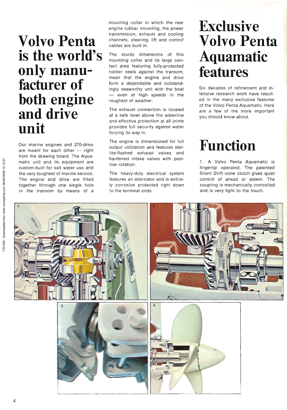 Volvo Penta Aqd21a/b Aqd32a/b Brochure