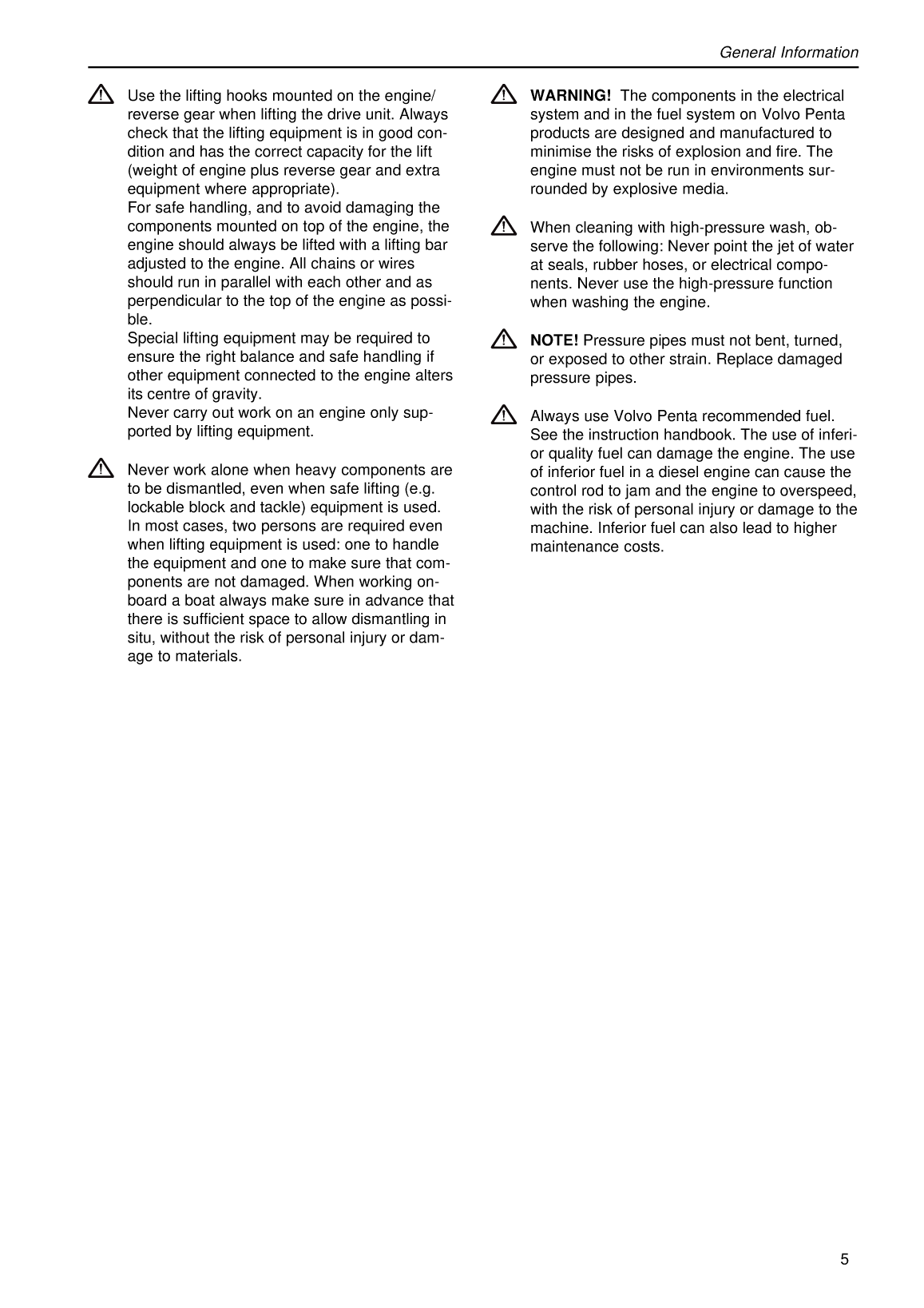 Volvo Penta Outdrive 280 280dp 285 290 290dp Workshop Manual