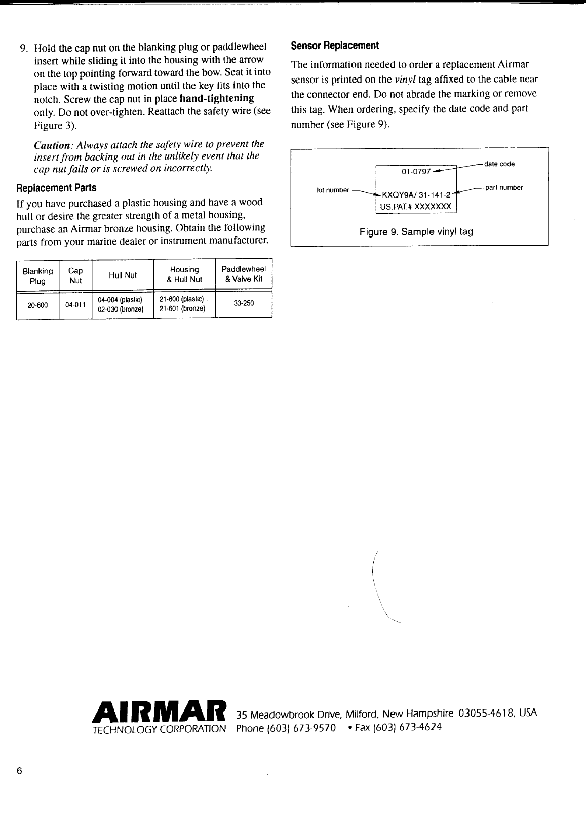 Autohelm Raymarine: St600 St600 Speed Sensor, See Airmar