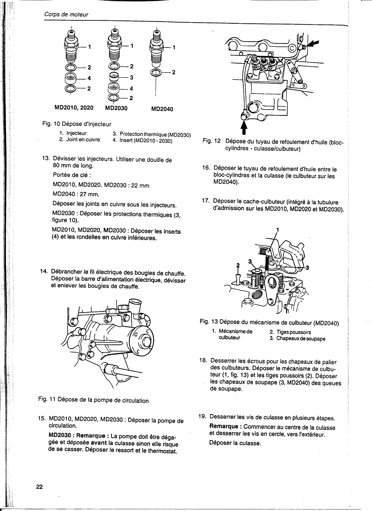 ' Volvo/md20x0: Manuel atelier Volvo Md2010 2020 2030 2040 Workshop Manual, In French'