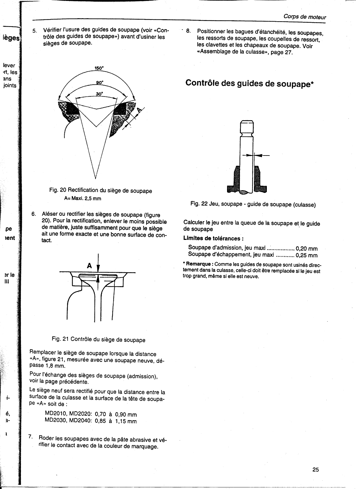 ' Volvo/md20x0: Manuel atelier Volvo Md2010 2020 2030 2040 Workshop Manual, In French'