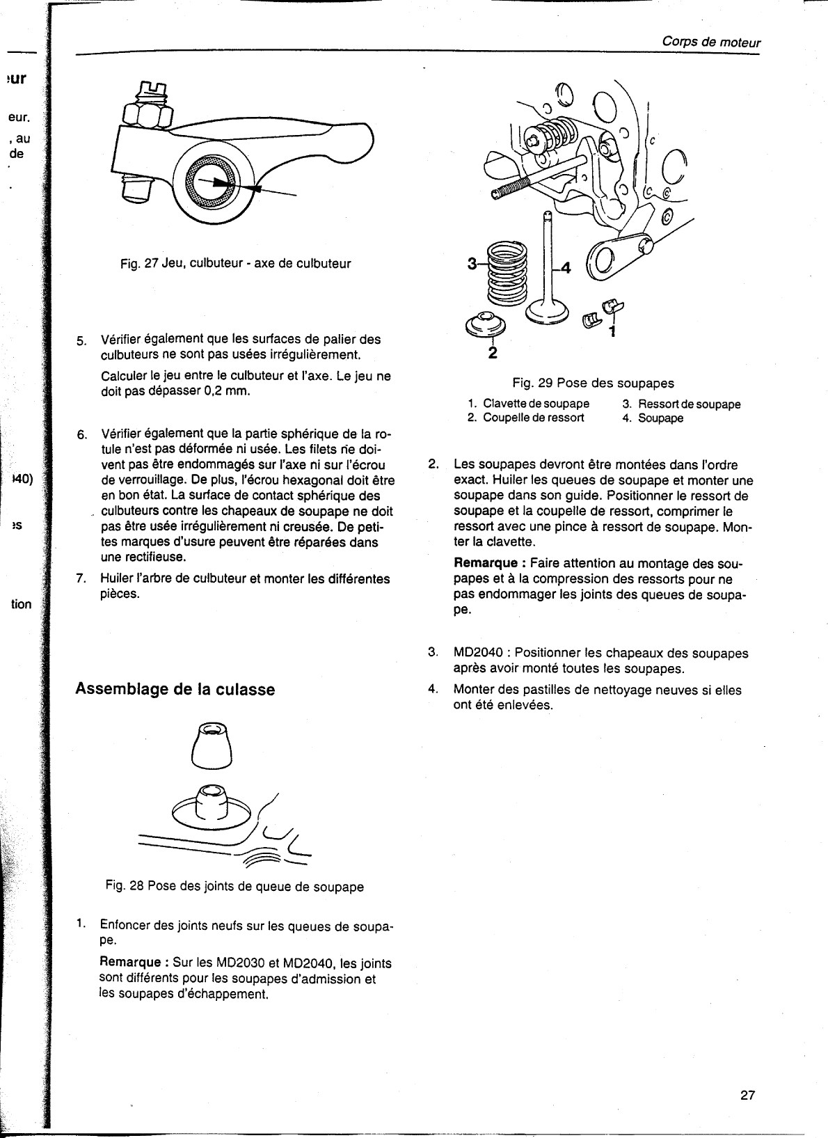 ' Volvo/md20x0: Manuel atelier Volvo Md2010 2020 2030 2040 Workshop Manual, In French'