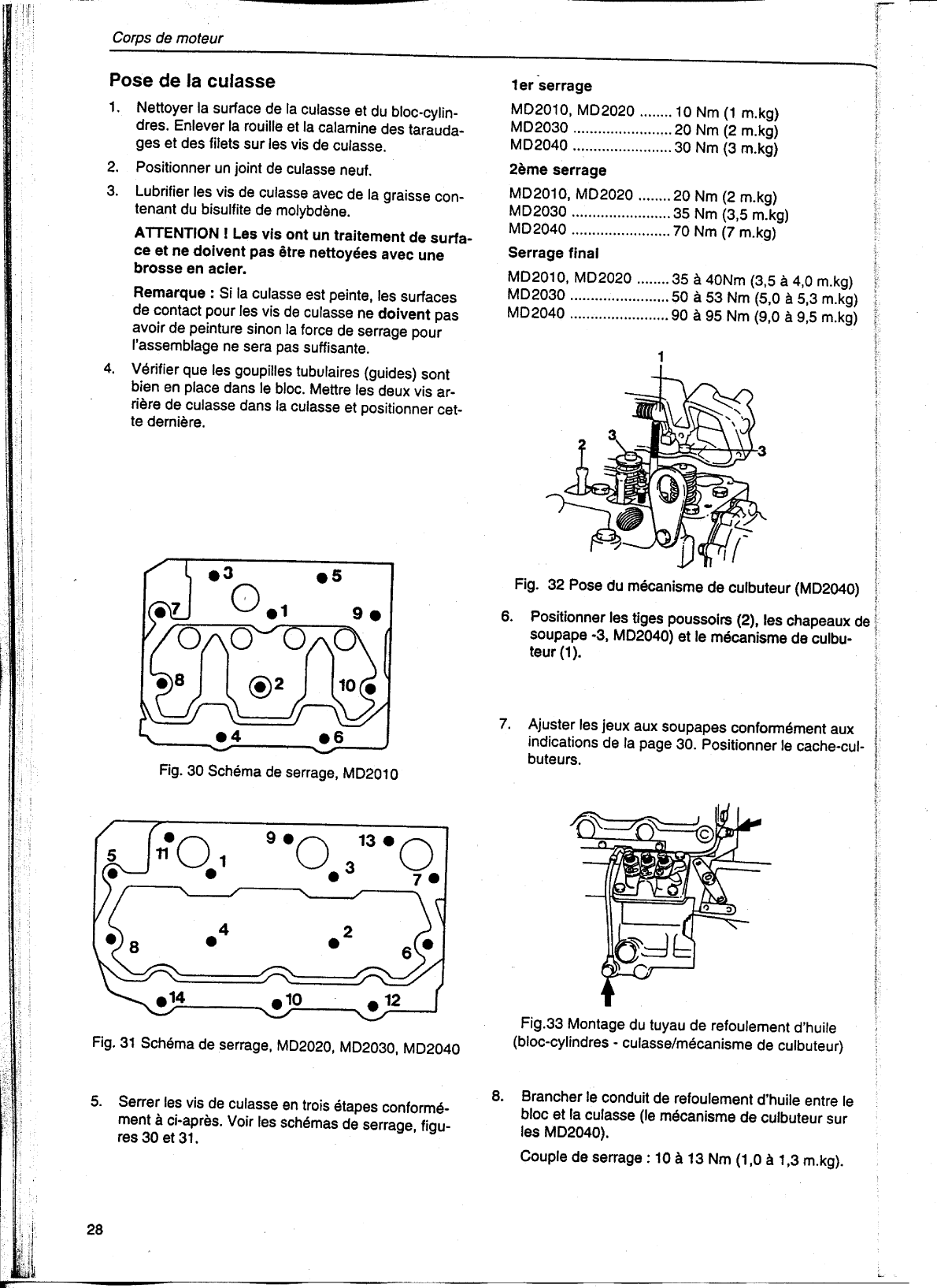 ' Volvo/md20x0: Manuel atelier Volvo Md2010 2020 2030 2040 Workshop Manual, In French'