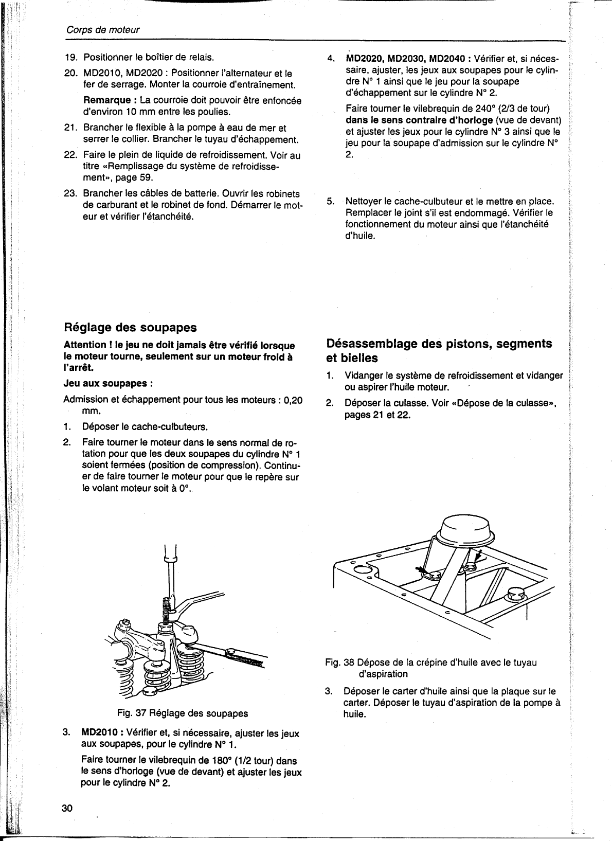 ' Volvo/md20x0: Manuel atelier Volvo Md2010 2020 2030 2040 Workshop Manual, In French'