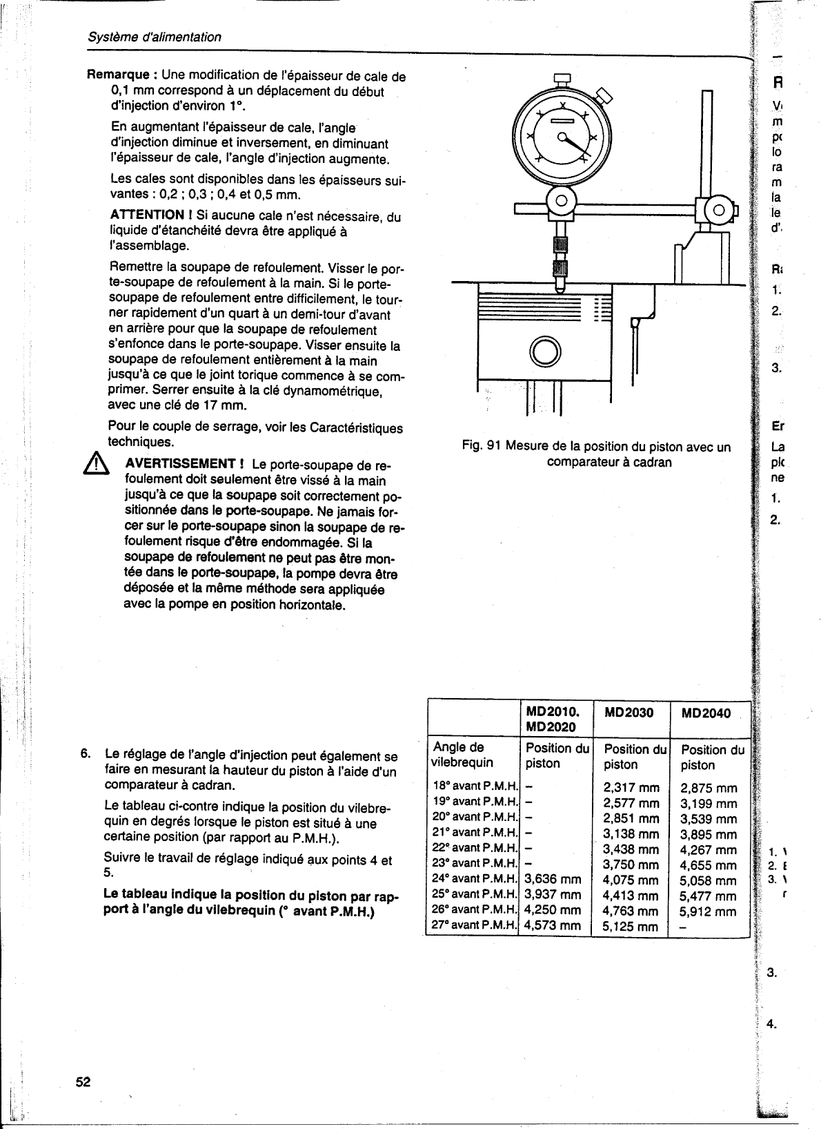 ' Volvo/md20x0: Manuel atelier Volvo Md2010 2020 2030 2040 Workshop Manual, In French'