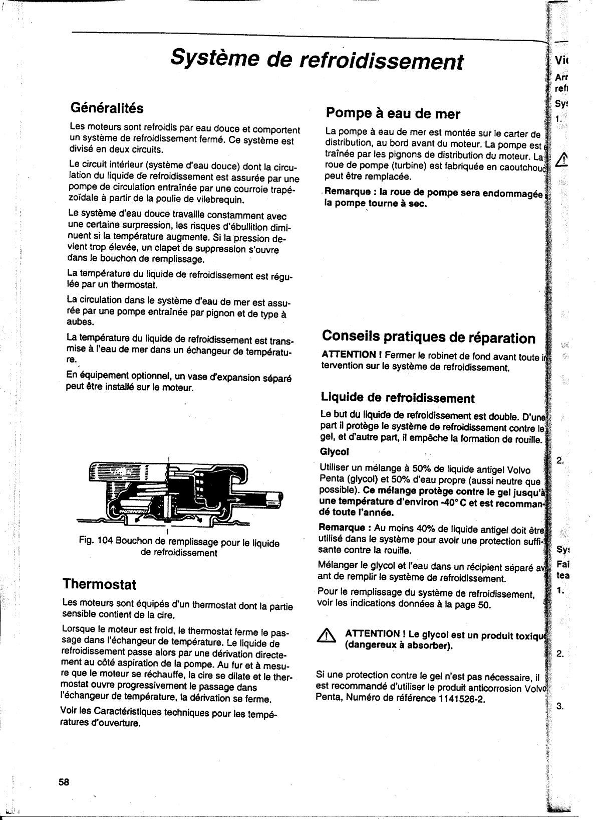 ' Volvo/md20x0: Manuel atelier Volvo Md2010 2020 2030 2040 Workshop Manual, In French'