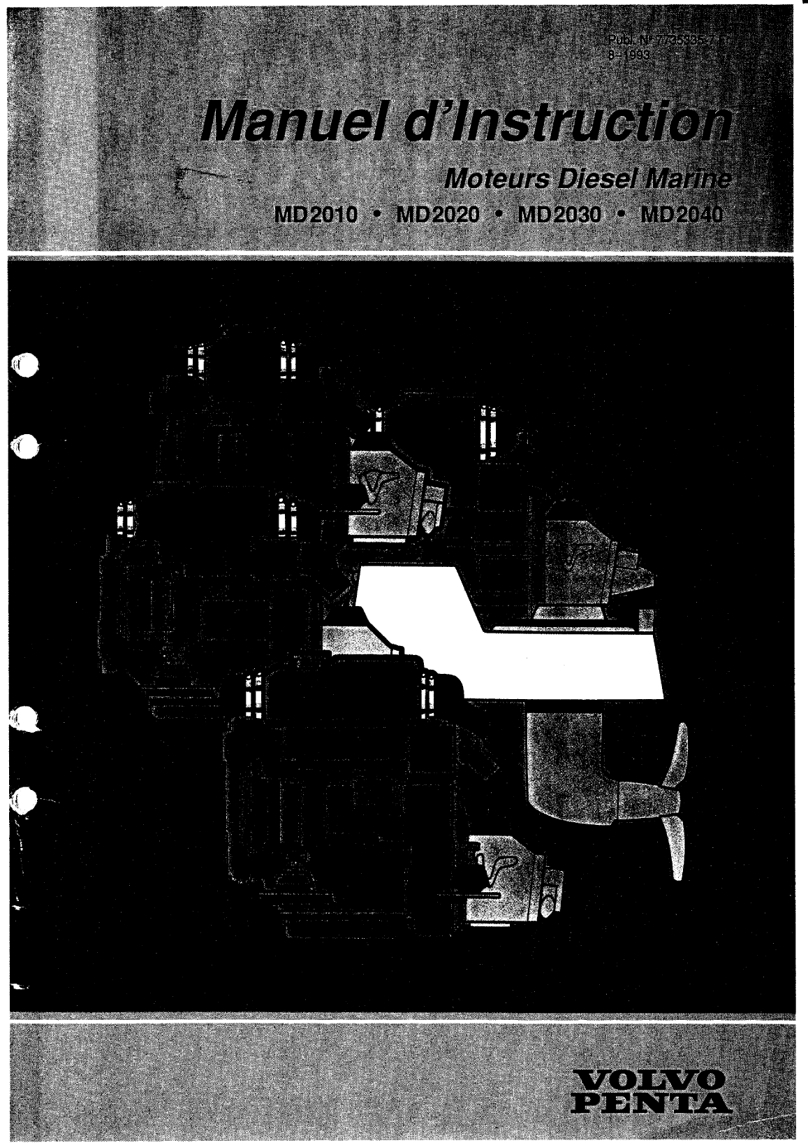 ' Volvo/md20x0: Manuel d instructions Volvo Md2040 Operation Manual'