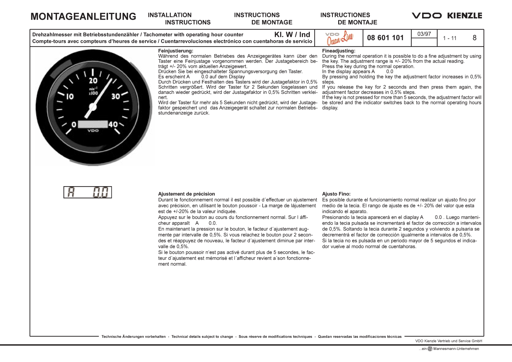 Tachometer