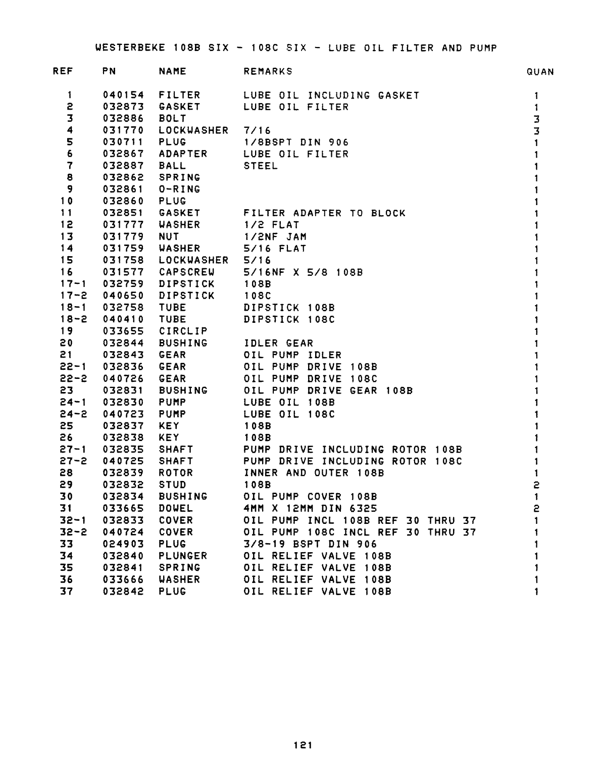 Westerbeke Diesel 108c Six Operator's Manual
