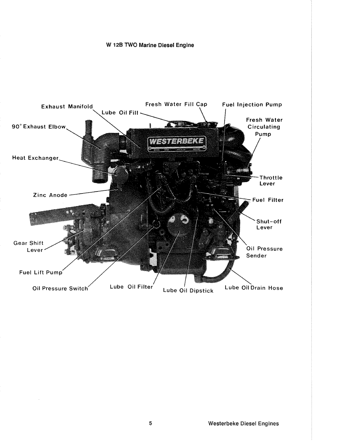 Westerbeke Diesel 108c Six Parts Manual