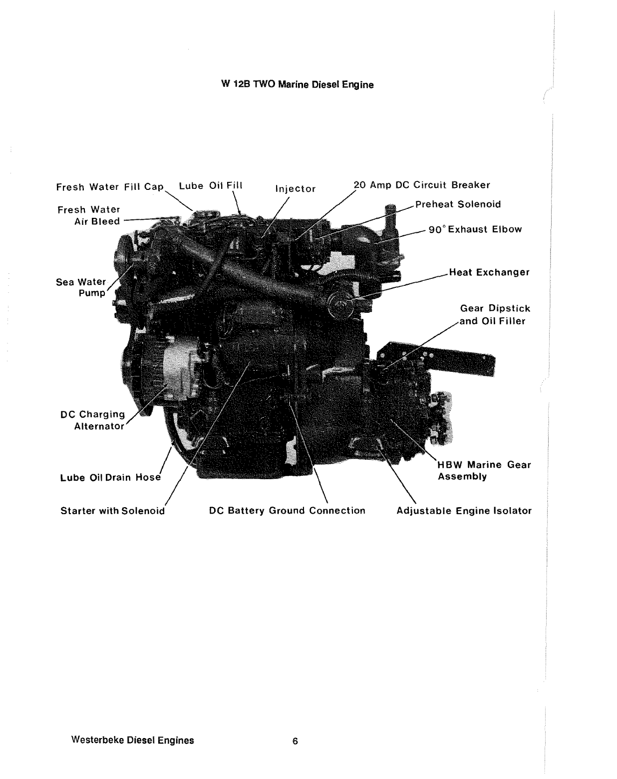 Westerbeke Diesel 108c Six Parts Manual