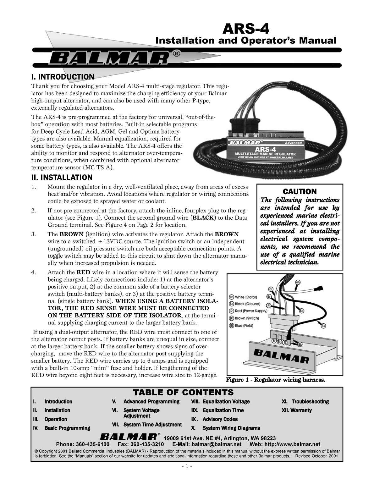 ' Balmar Ars 4 Manual'