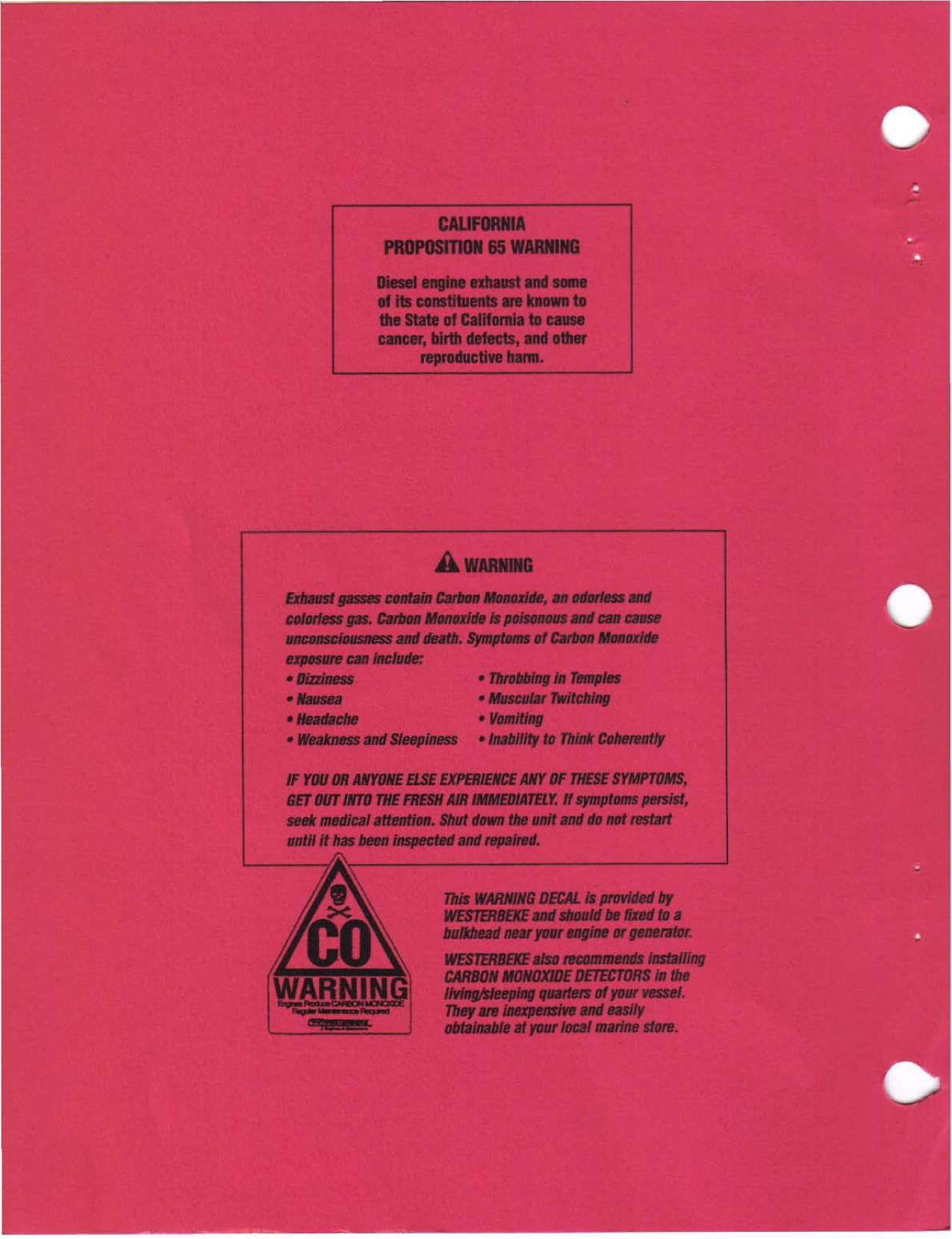Westerbeke Diesel 30b Three Technical Manual