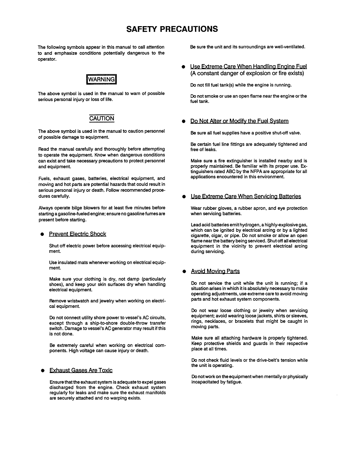 Westerbeke Diesel 30b Three Parts Manual