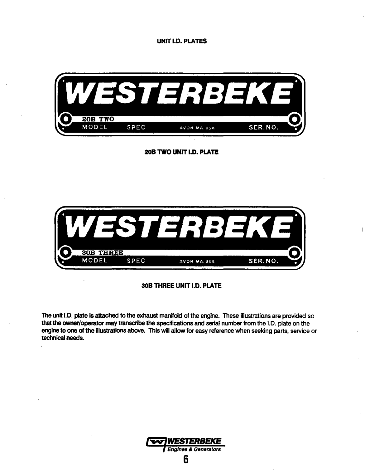 Westerbeke Diesel 30b Three Technical Manual