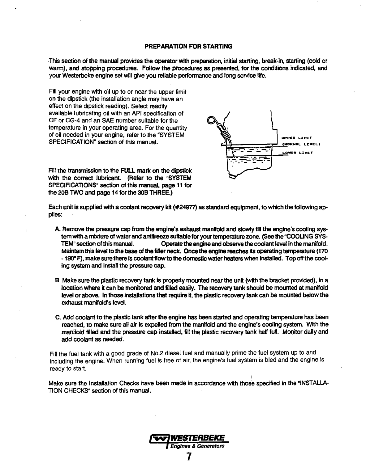 Westerbeke Diesel 30b Three Technical Manual
