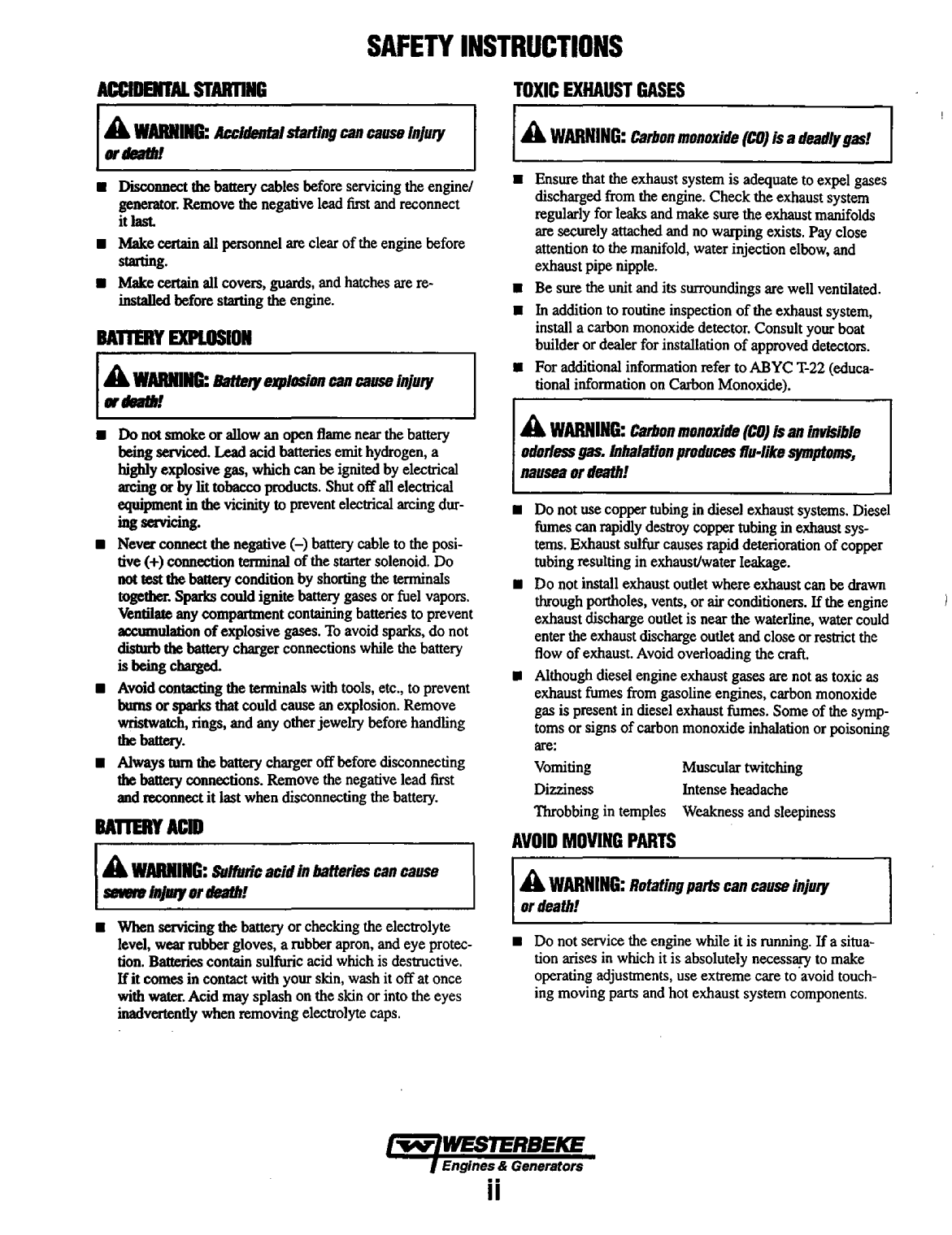 Westerbeke Diesel 30b Three Technical Manual