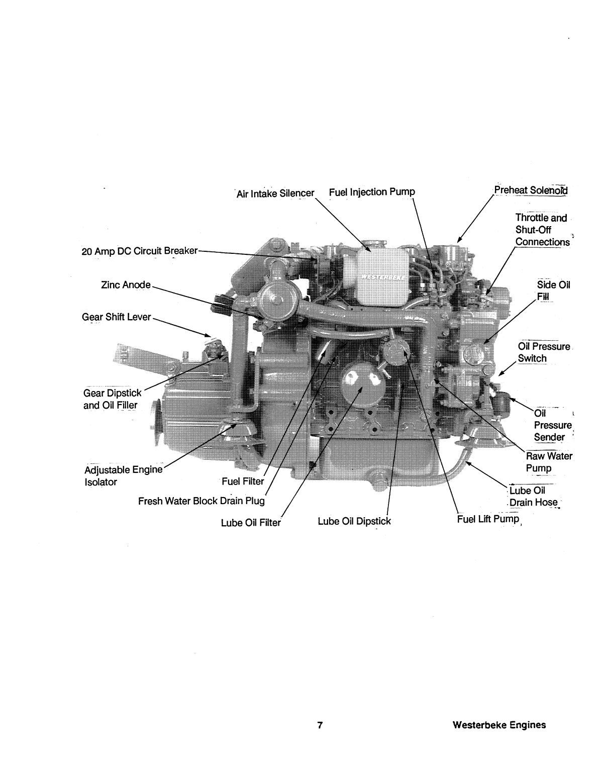 Westerbeke Diesel 30c Three Parts Manual