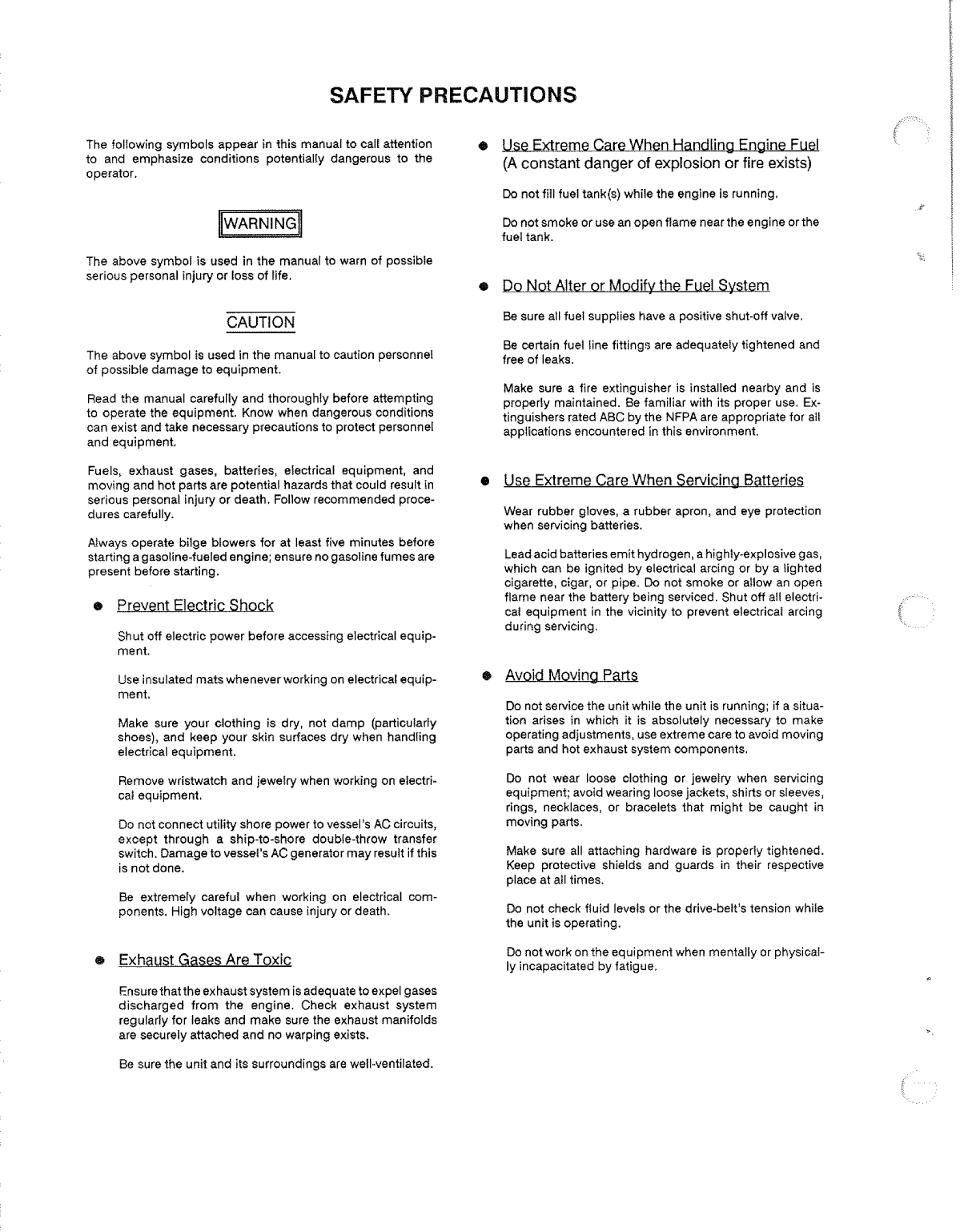 Westerbeke Diesel 30c Three Technical Manual