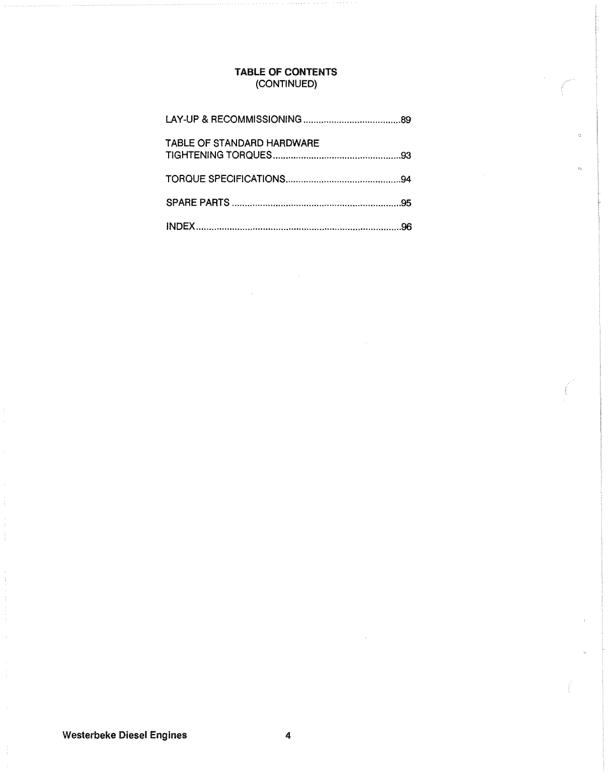 Westerbeke Diesel 30c Three Technical Manual