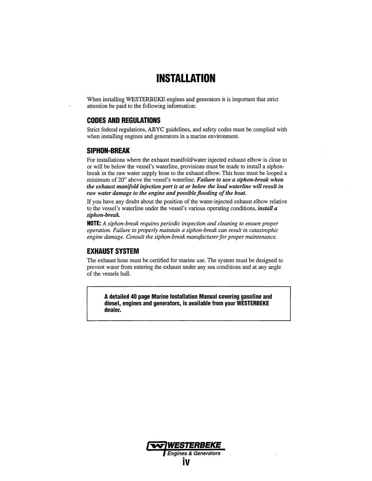 Westerbeke Diesel 35c Three Technical Manual