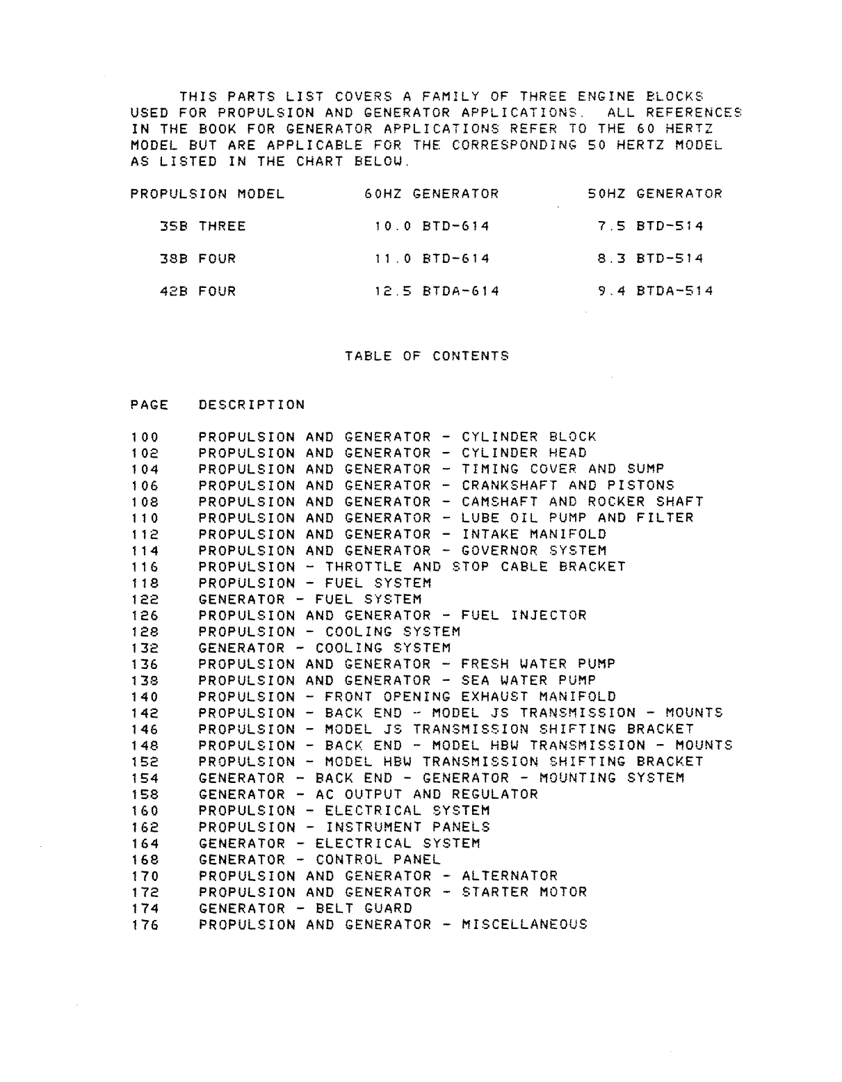 Westerbeke Diesel 42b Four Operator's Manual