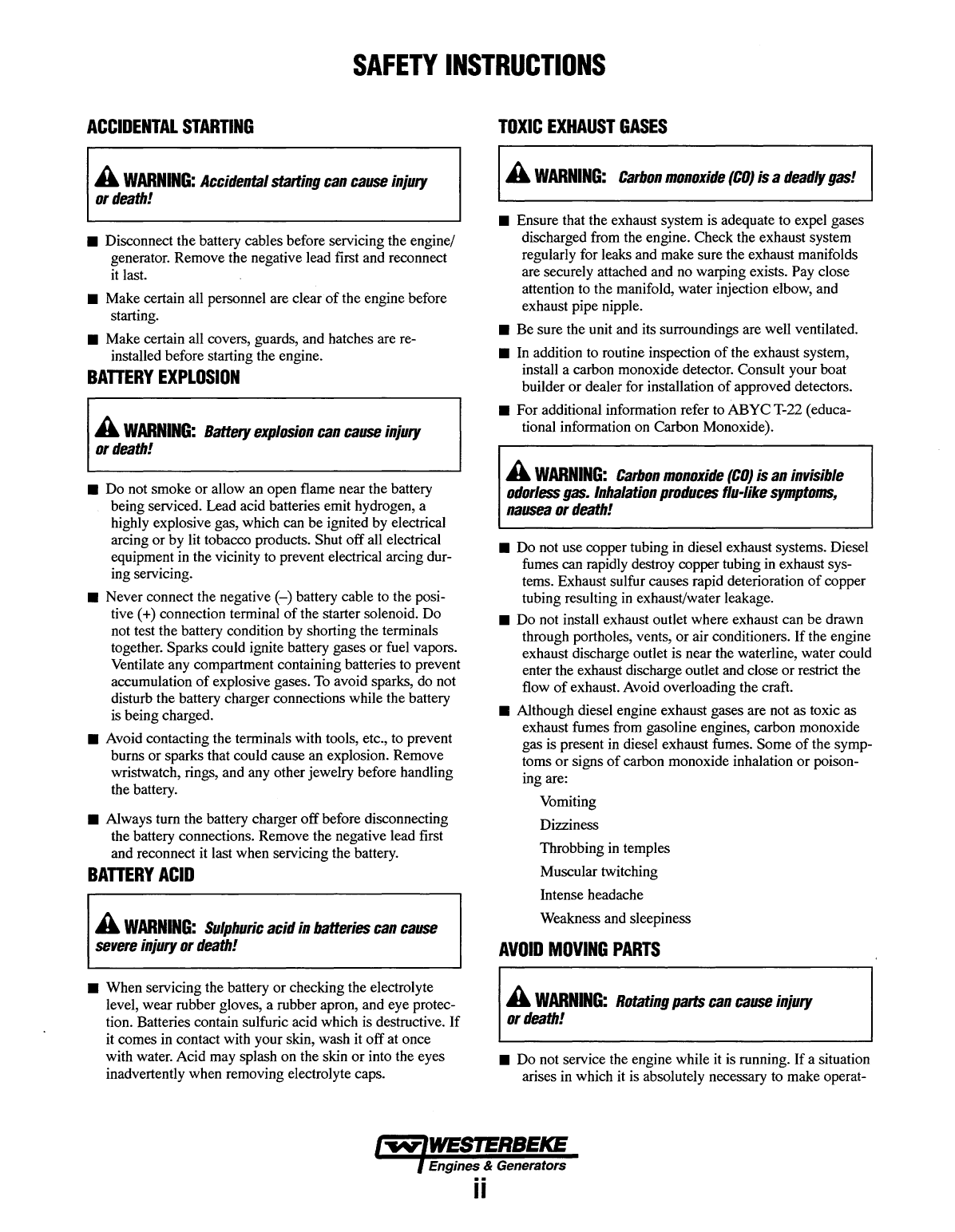 Westerbeke Diesel 55a Four Parts Manual